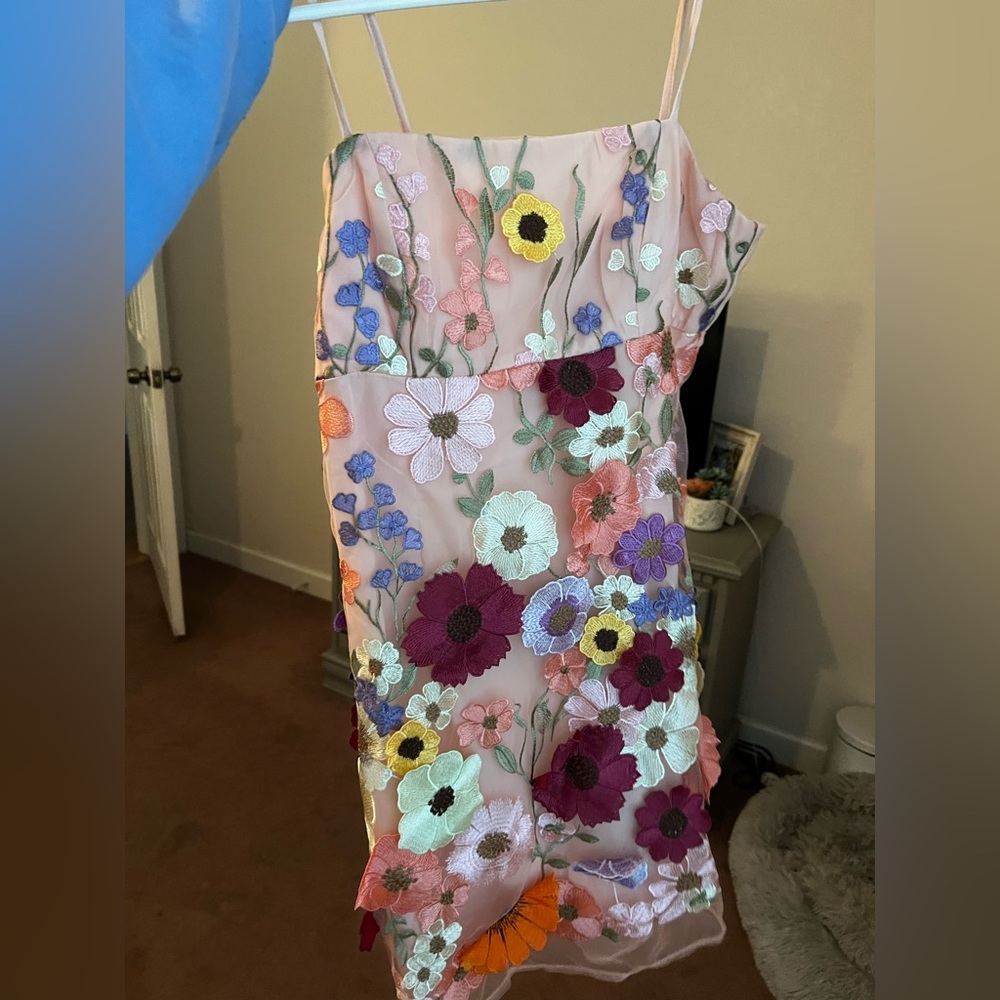 embroidered dress